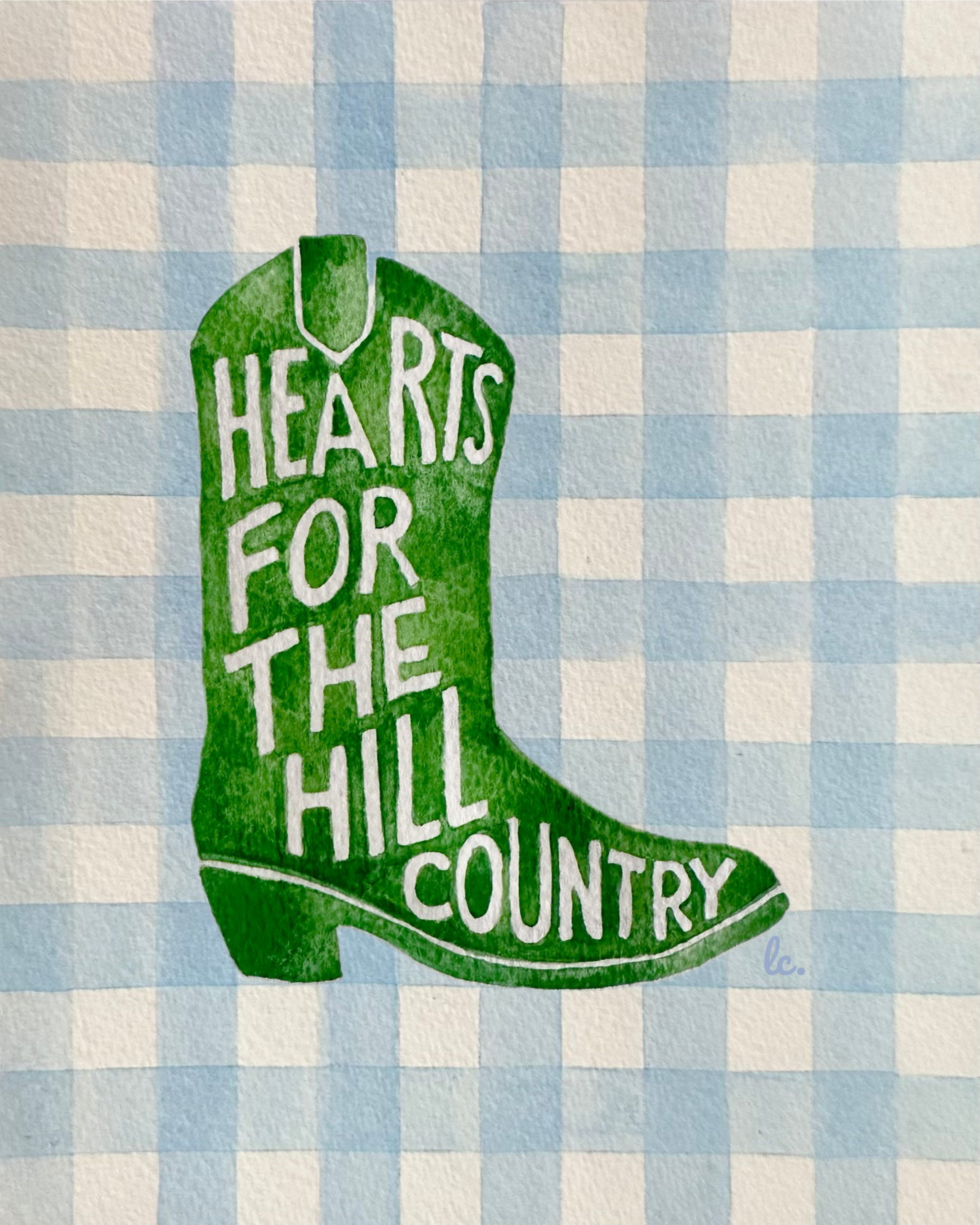 “Heart for the Hills” signed print 5x7