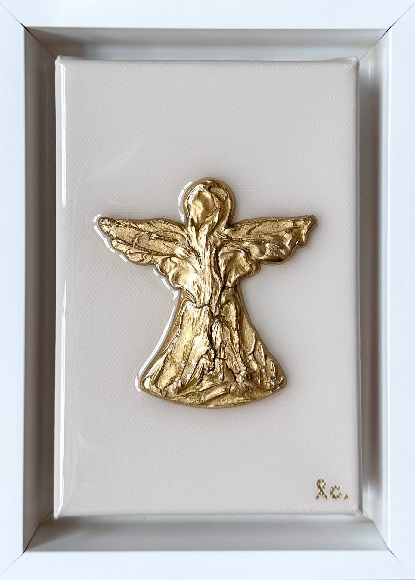 Textured Guardian Angel 4x6 (framed)