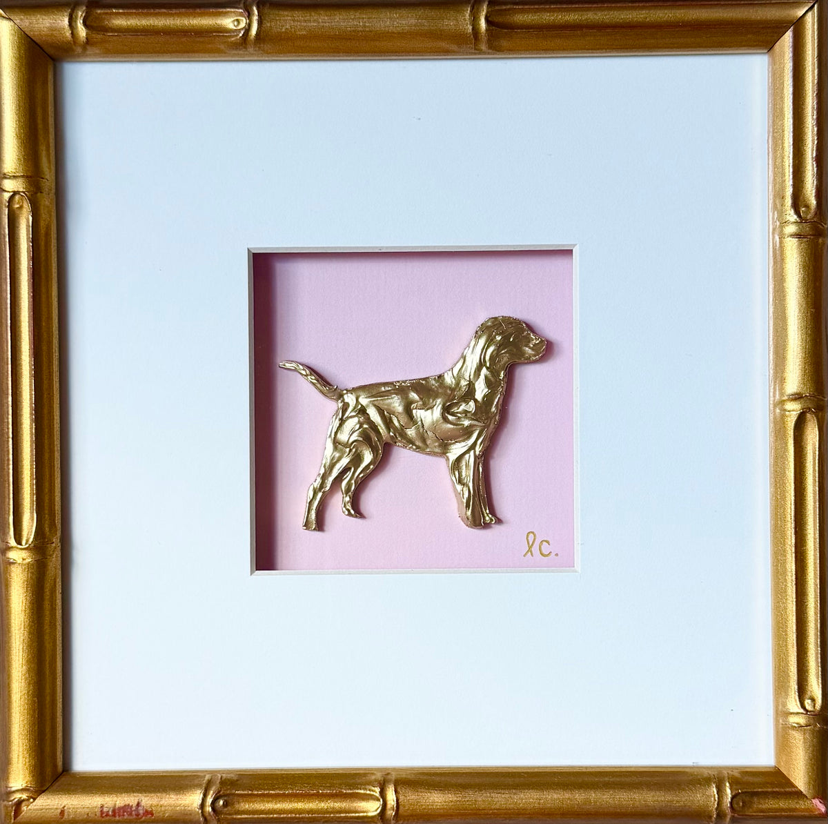 Intaglio Collection Dog 10x10 (Framed)
