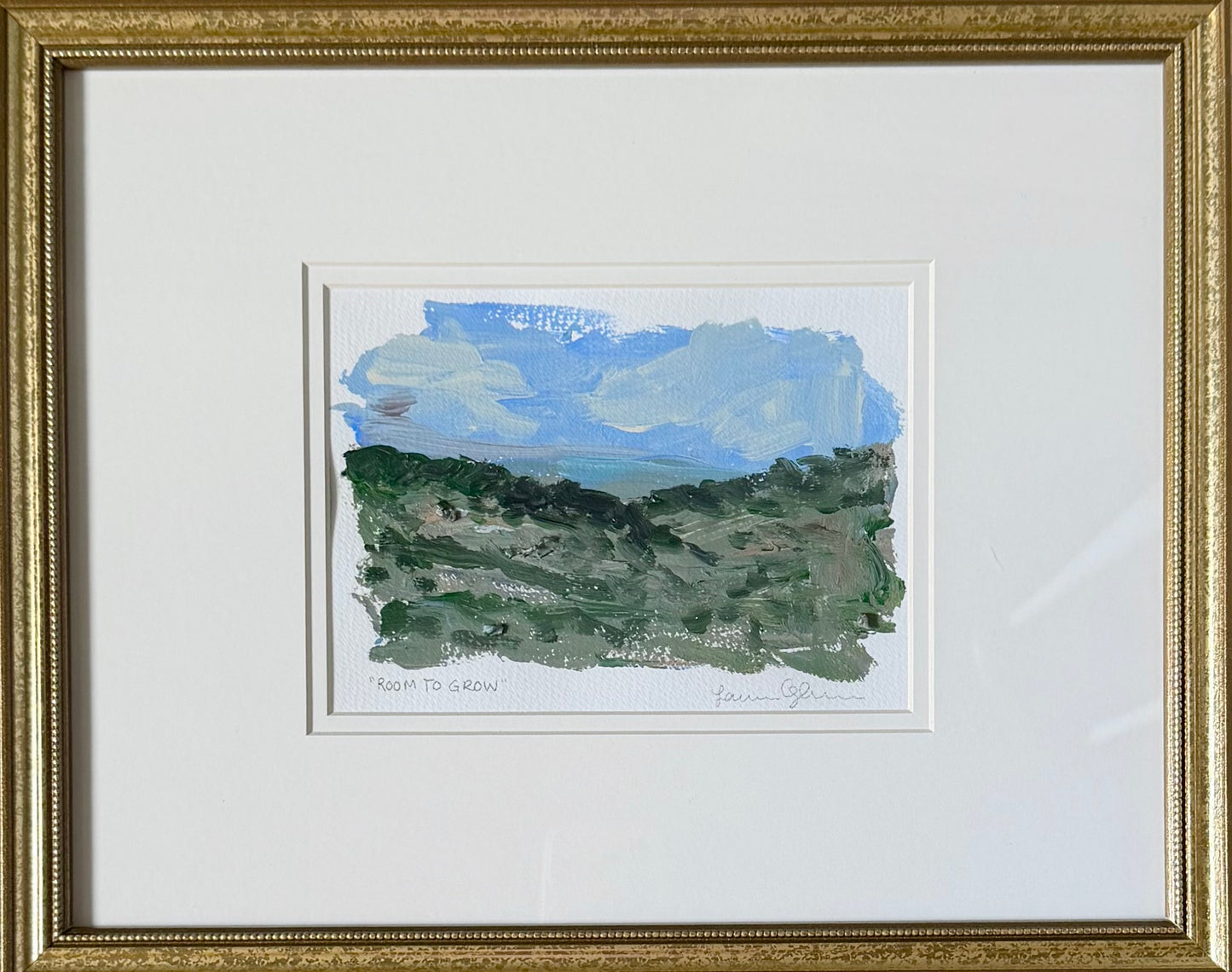 “Room to Grow” 11x14 (framed)