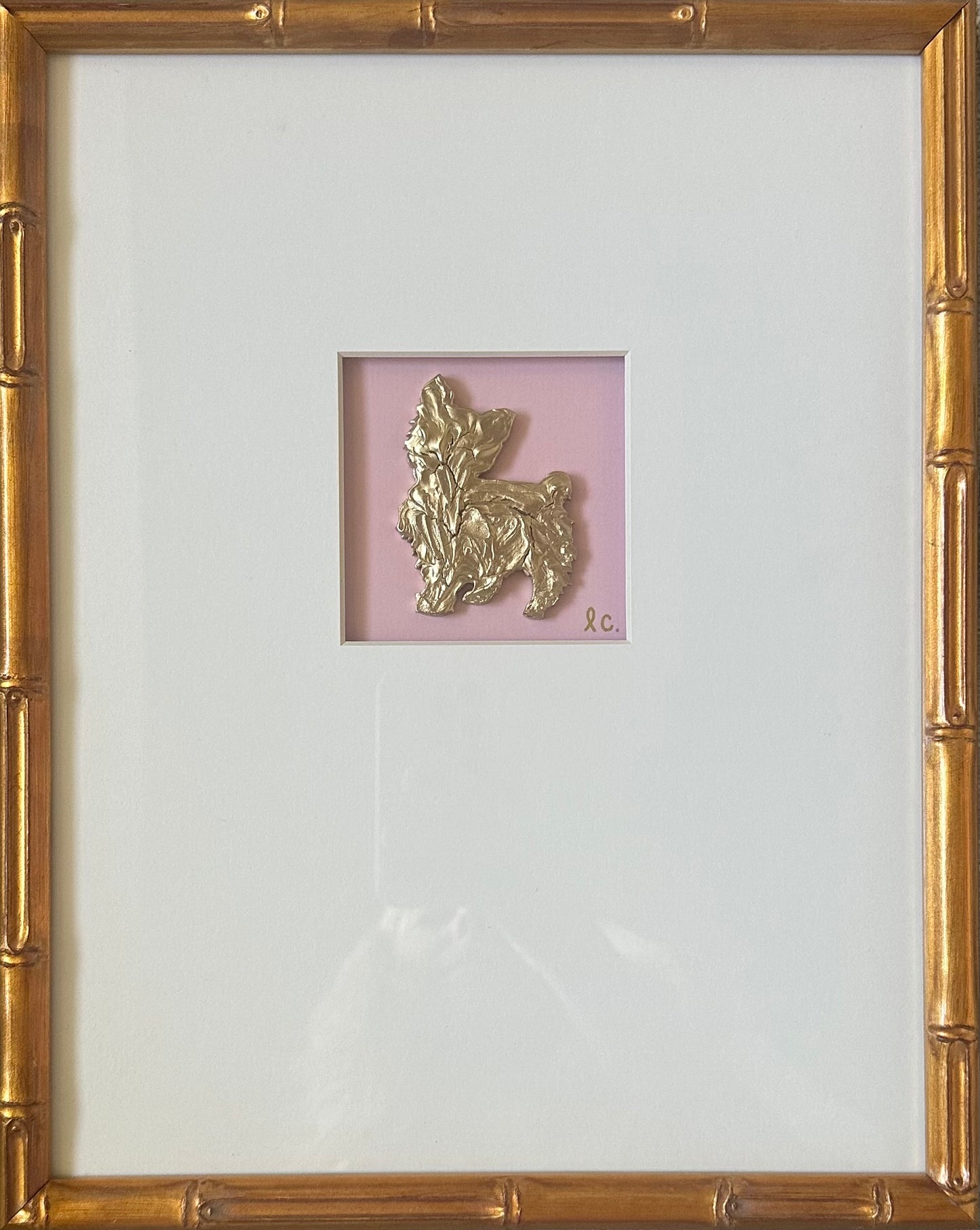 Intaglio Collection Yorkie 11x14
