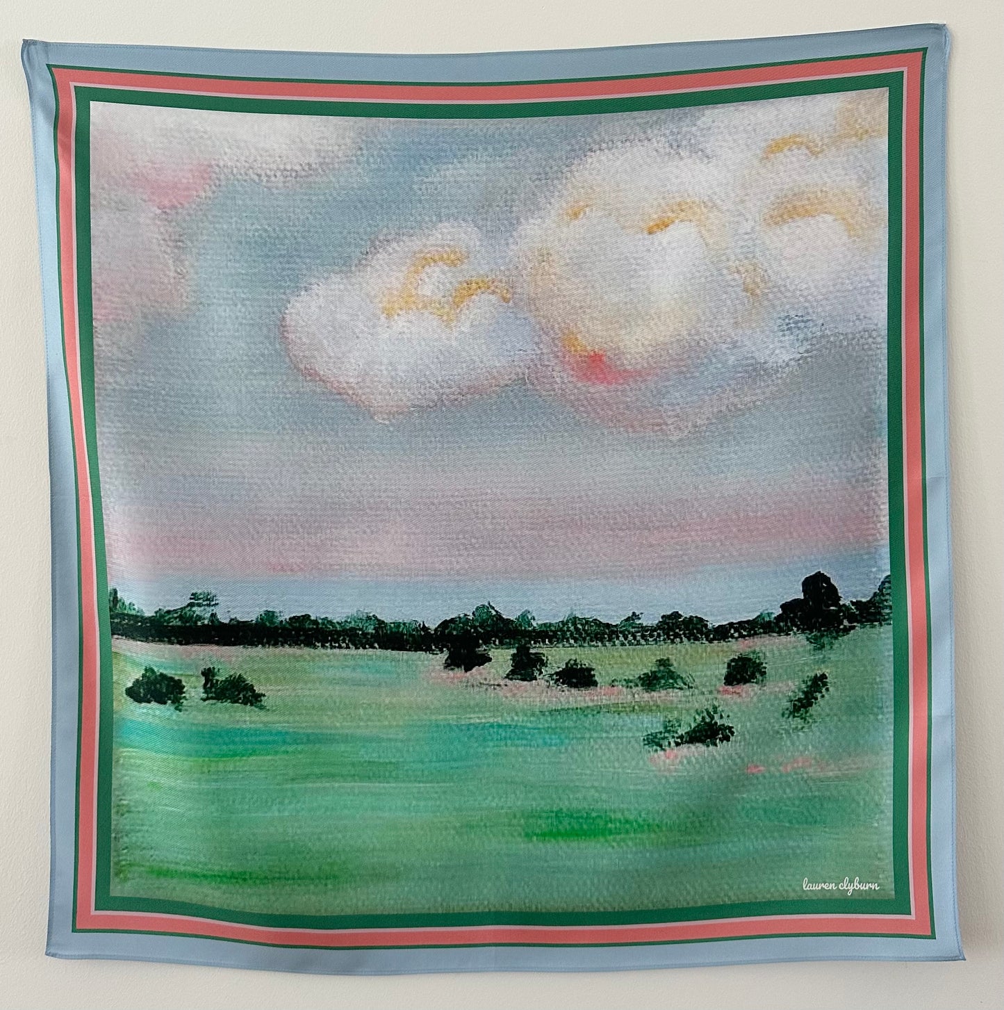 “Dinner in the Hayfield” Scarf