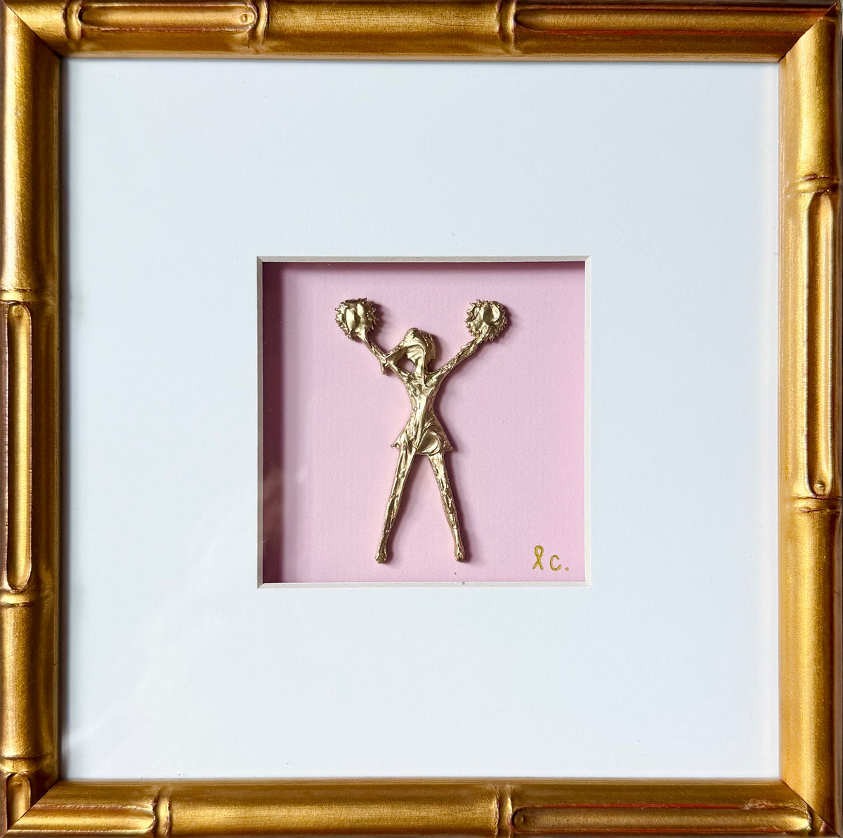 Intaglio Collection Cheerleader 10x10 (Framed)