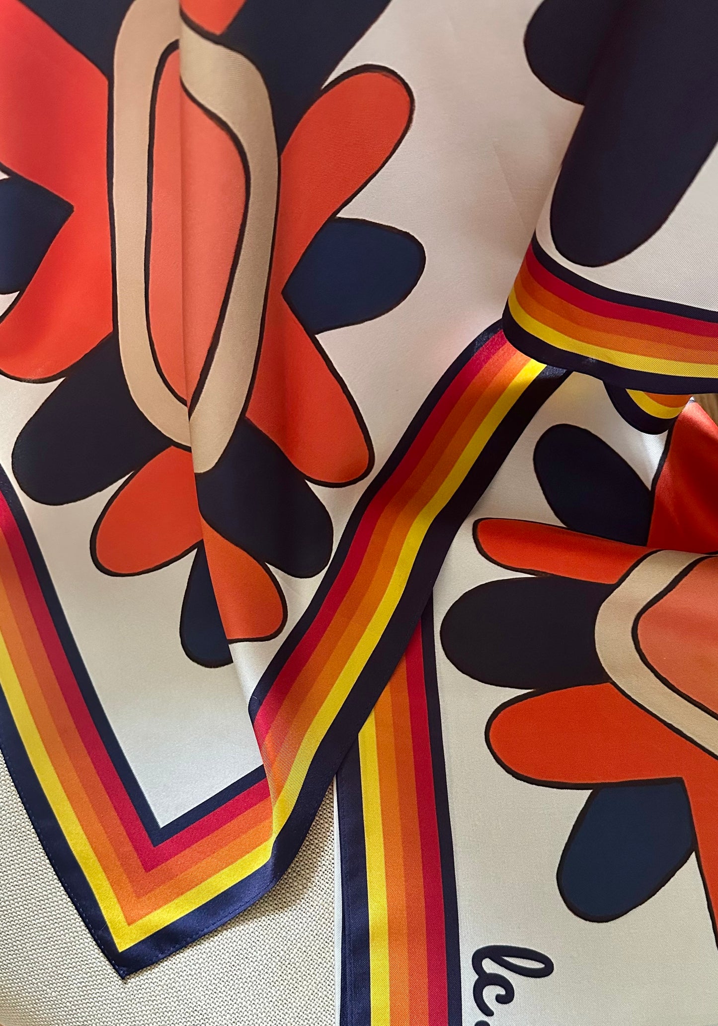 Round Top Wildflowers Scarf (Astros Throwback)
