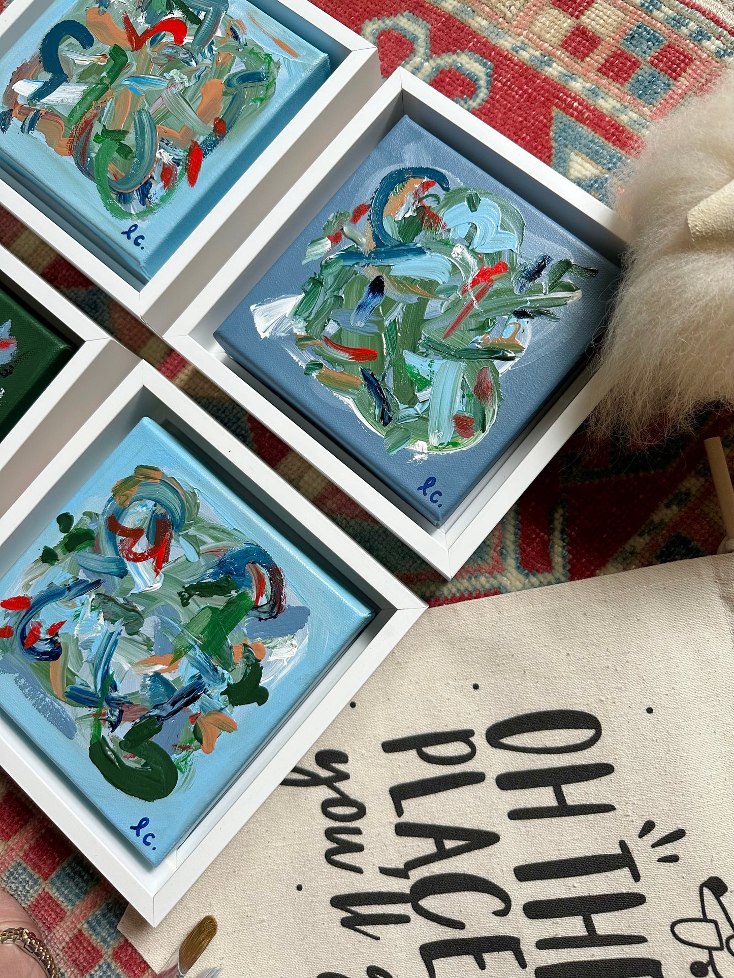 Tabernacle “Be Strong and Courageous” 6x6 (unframed)