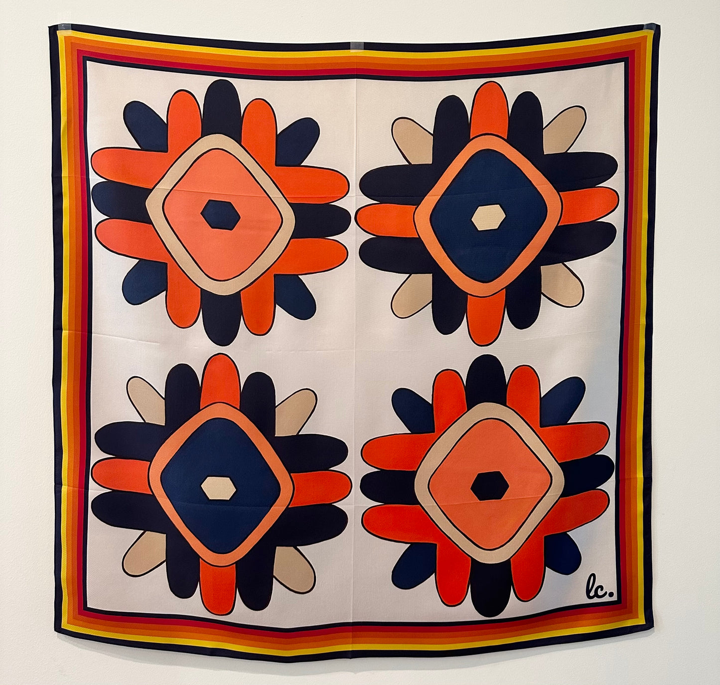 Round Top Wildflowers Scarf (Astros Throwback)