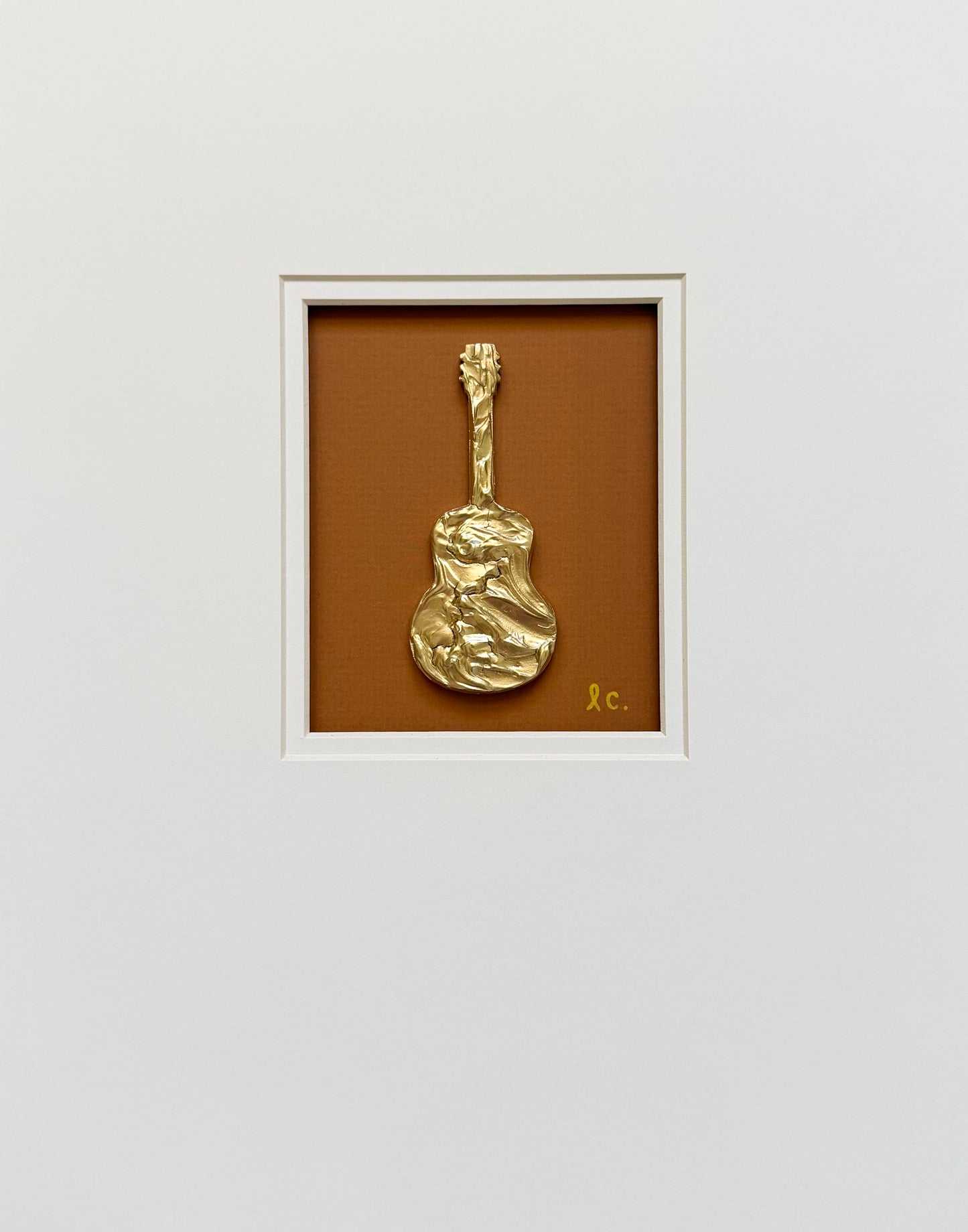 Intaglio Collection Guitar 11x14 (unframed)