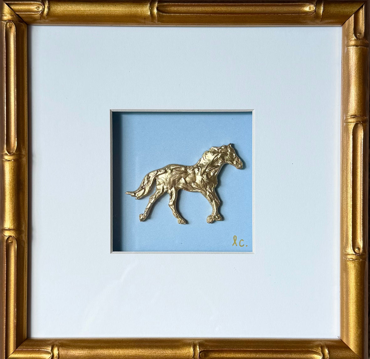 Intaglio Collection Horse 10x10 (Framed)