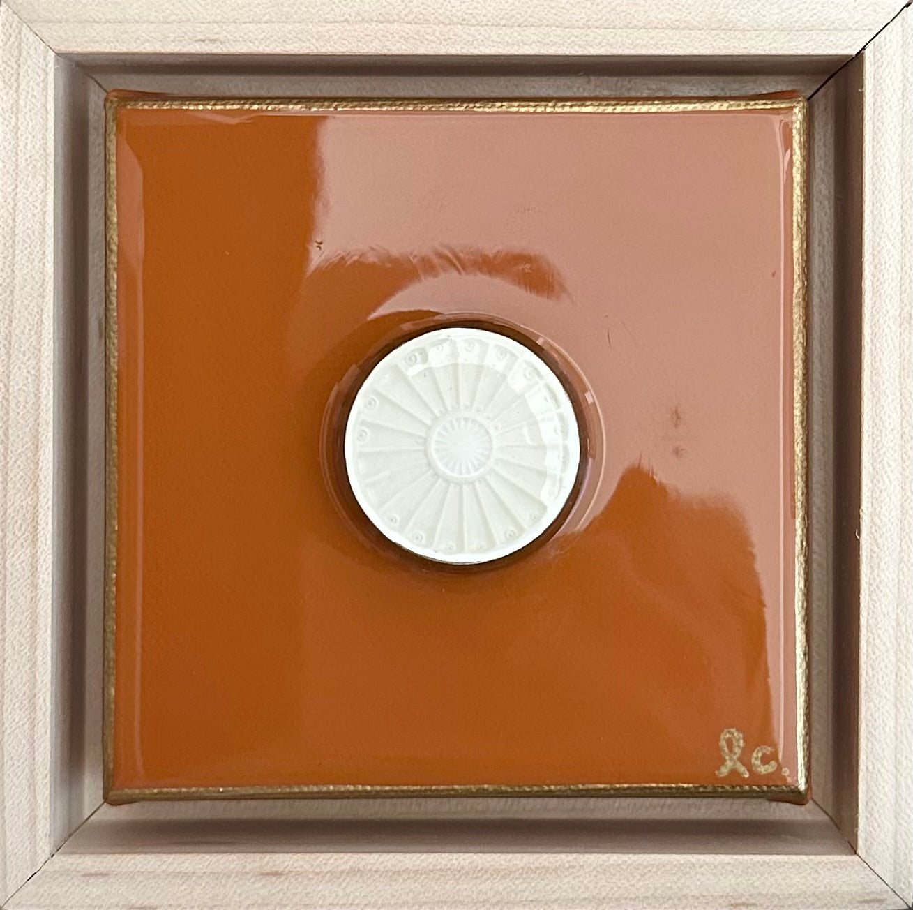 Homemade Intaglio 4x4 (framed)