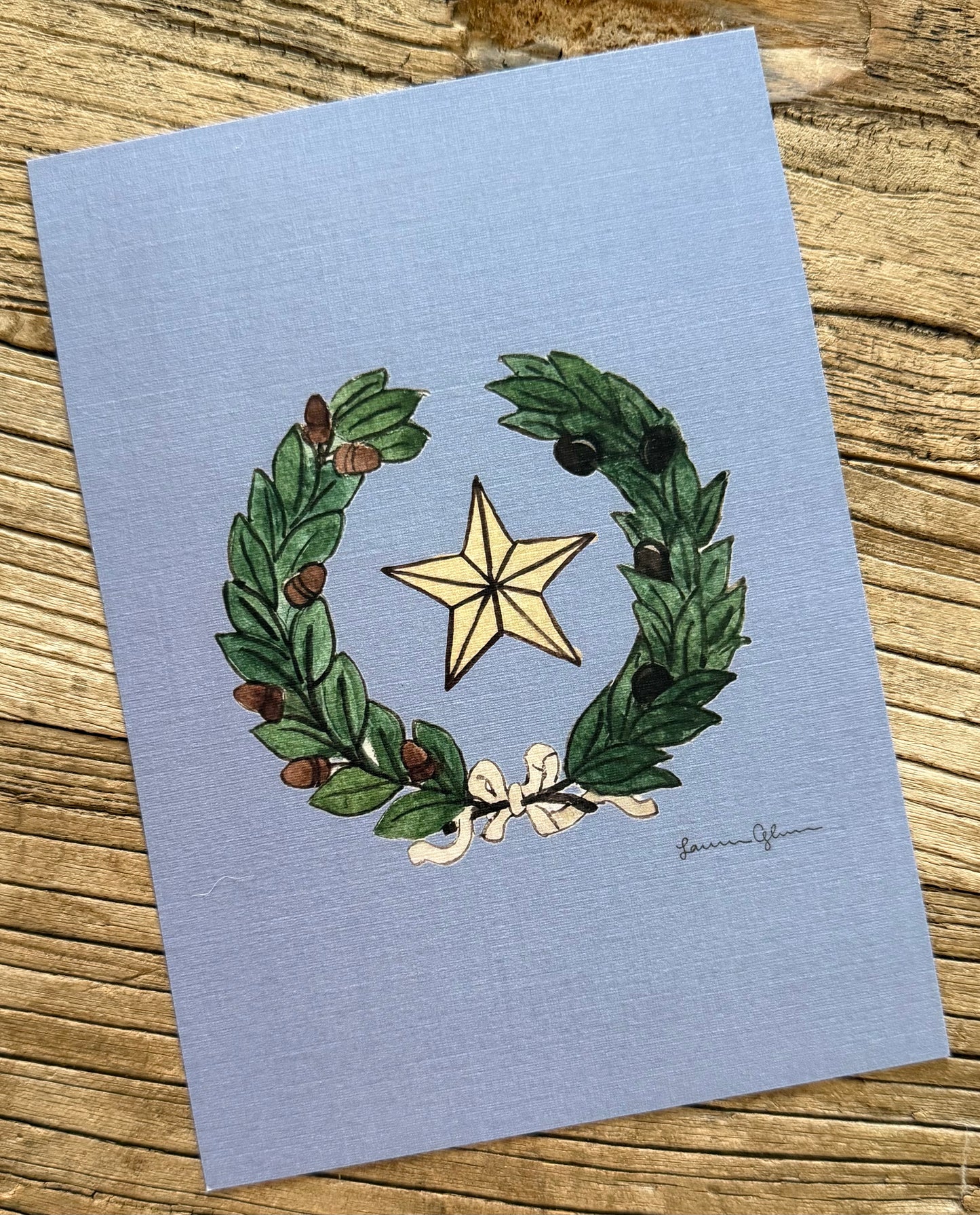“Texas Seal” signed print 5x7