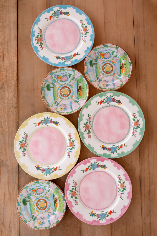 “Dinner in the Hayfield” Dinner Plates (Set of 4)