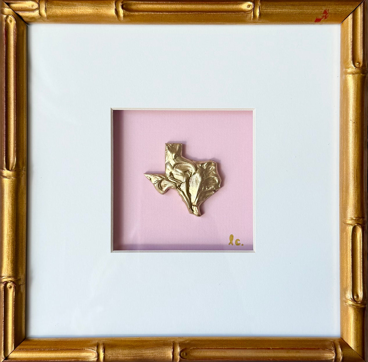 Intaglio Collection Texas 10x10 (Framed)