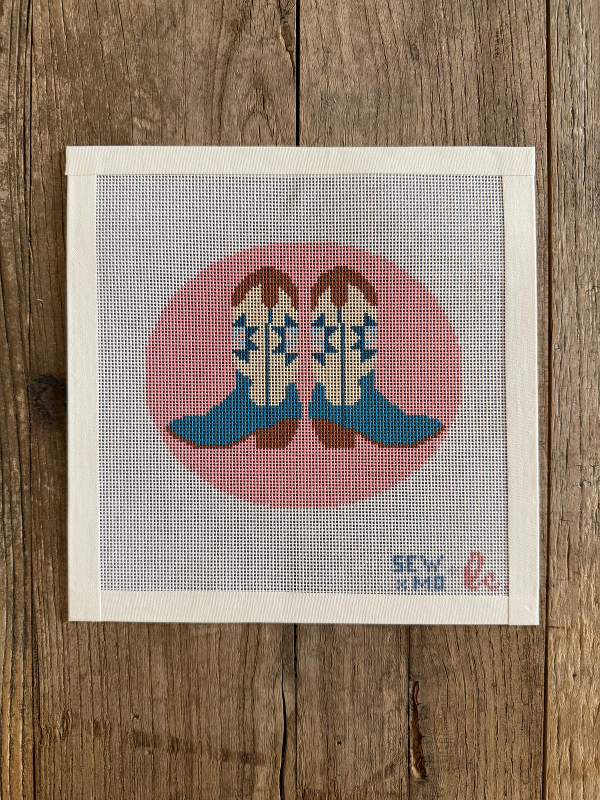 Boots Needlepoint Canvas