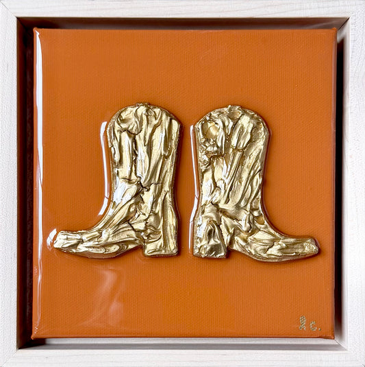 Gameday Collection Textured Boots 6x6 (framed)
