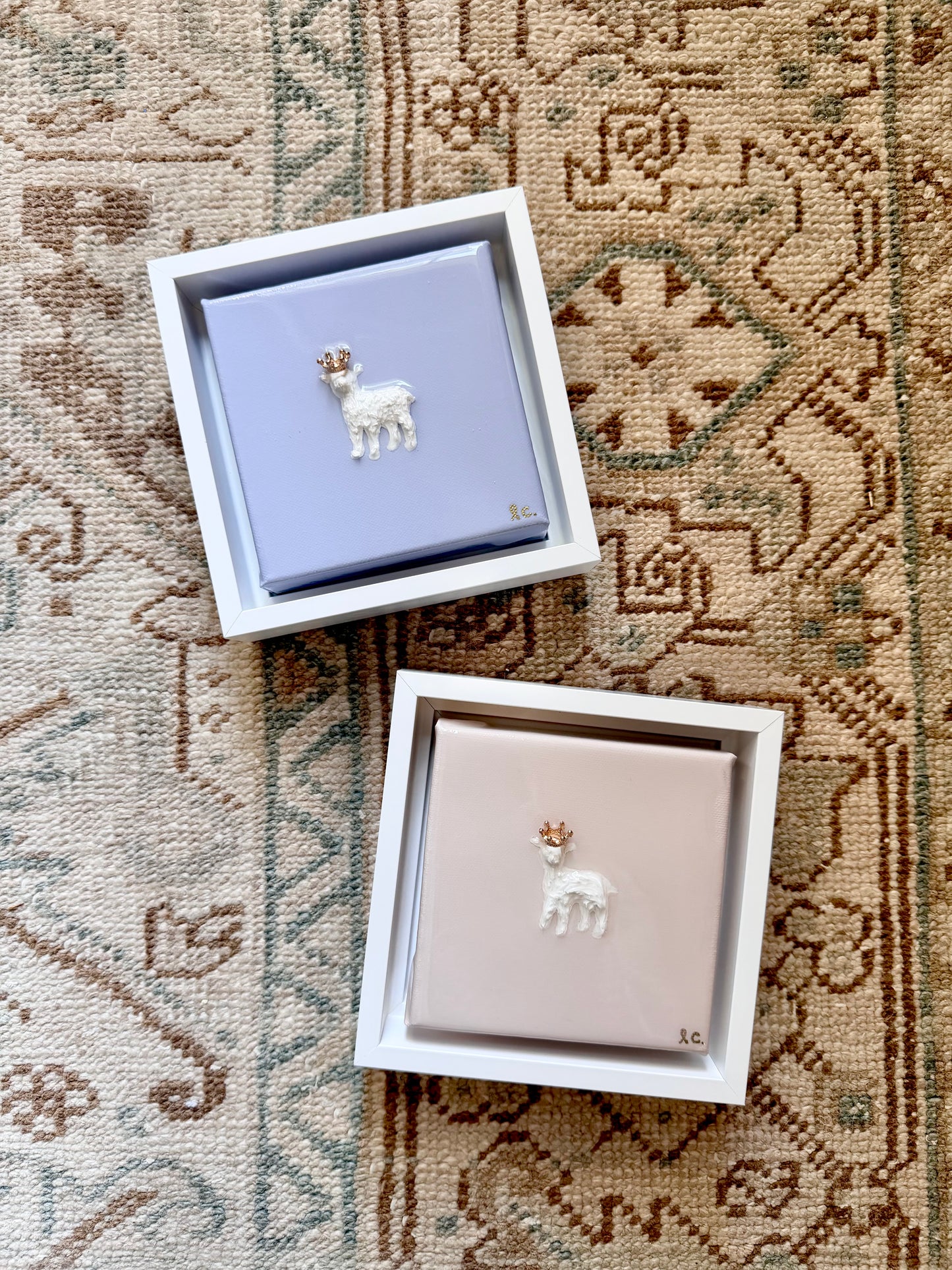 Amazing Grace Lamb©️ 5x5 (framed)