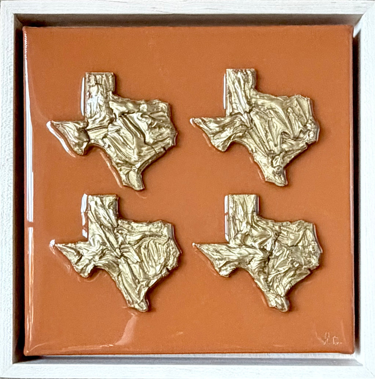 Textured Texases 6x6 (framed)