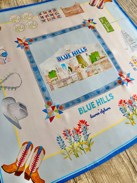 BLUE HILLS x LAUREN CLYBURN Limited Edition Scarf