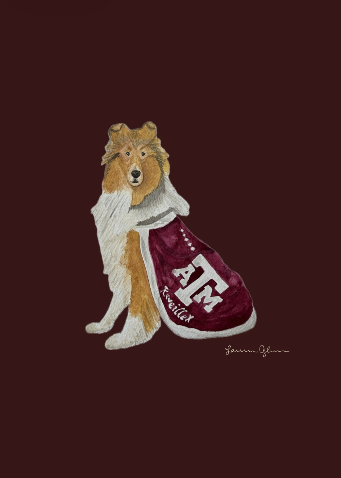 “Revellie” signed print 5x7