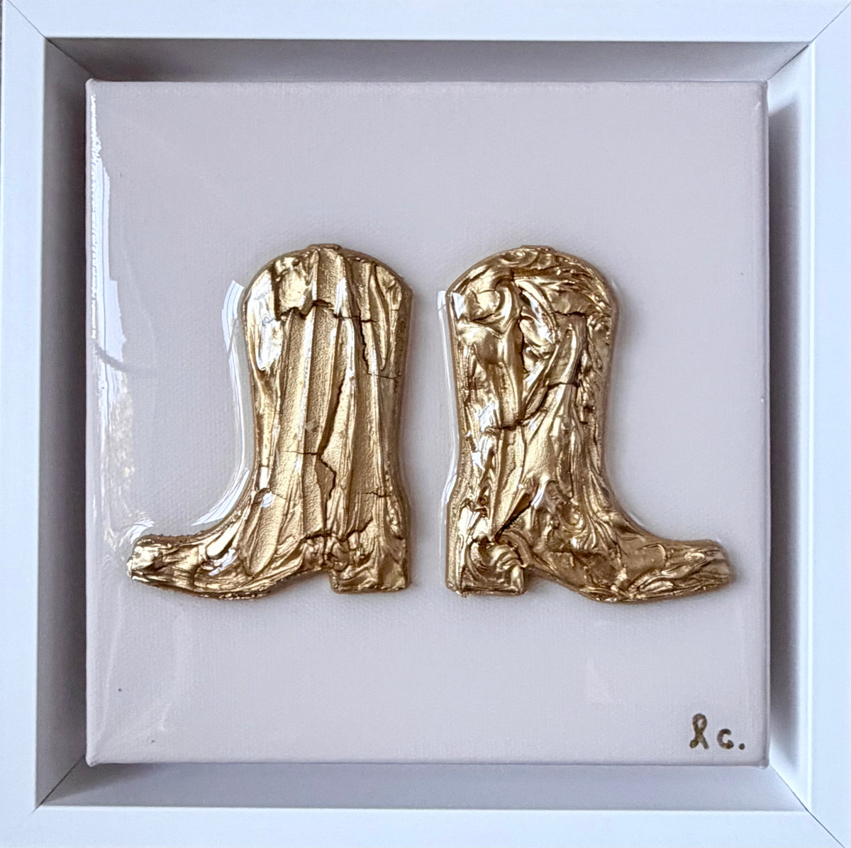 Textured Boots 6x6 (framed)