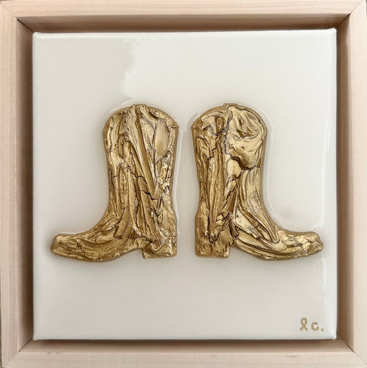 Gameday Collection Textured Boots 6x6 (framed)