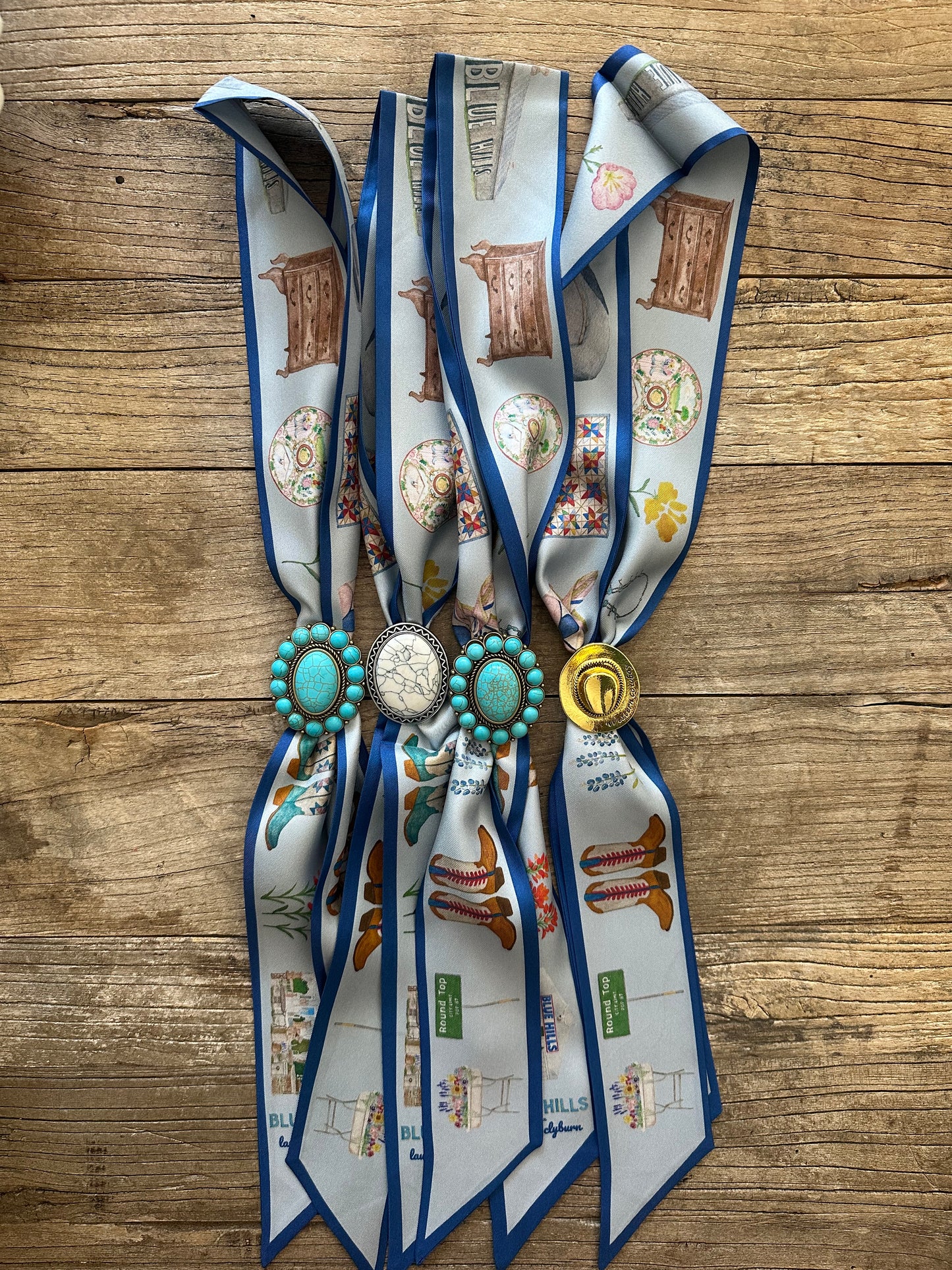 BLUE HILLS x LAUREN CLYBURN Limited Edition Twilly Scarf