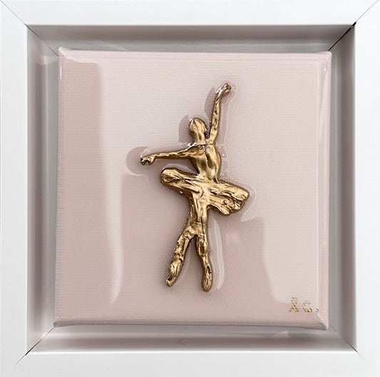 Textured Ballerina 4x4 (framed)