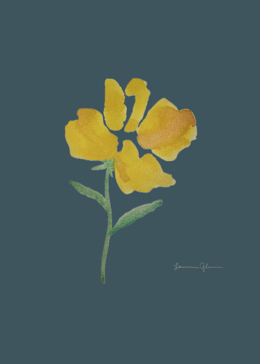 “Yellow Rose of Texas” signed print 5x7
