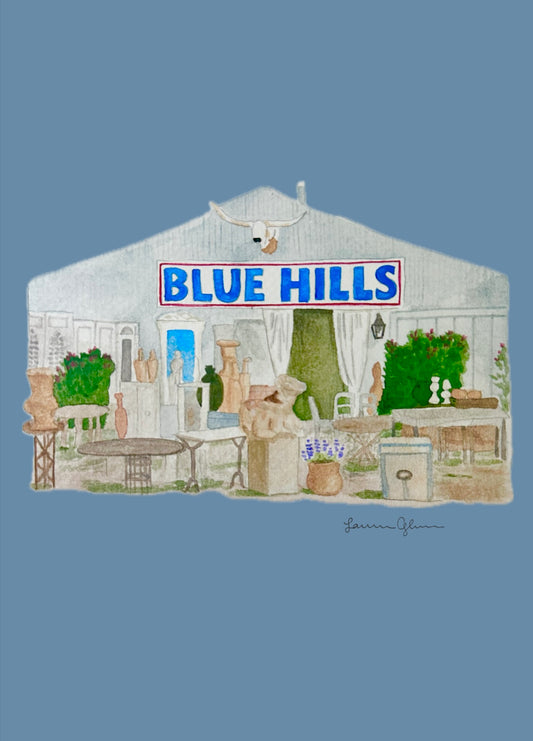 “Blue Hills” signed print 5x7