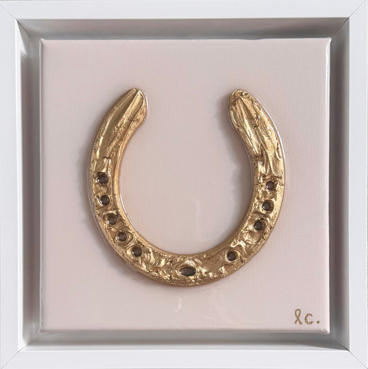 Textured Horseshoe 6x6 (framed)
