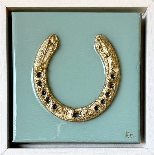 Textured Horseshoe 6x6 (framed)