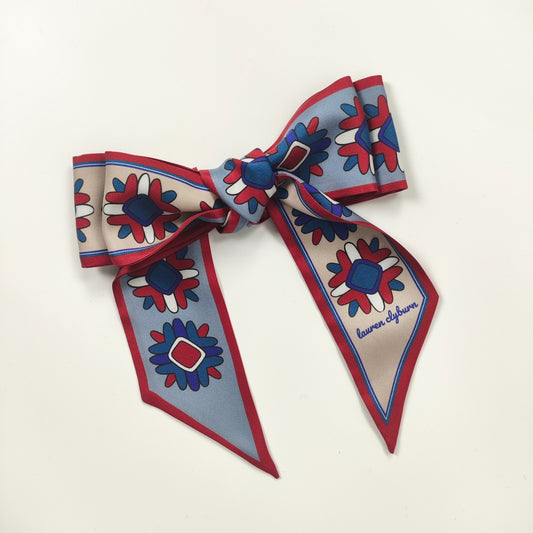 Round Top Wildflowers Twilly Scarf (RW&B)