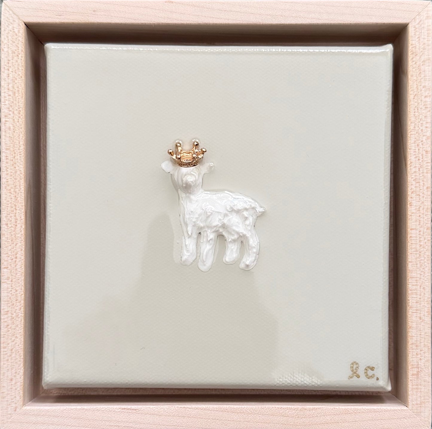 Amazing Grace Lamb©️ 5x5 (framed)