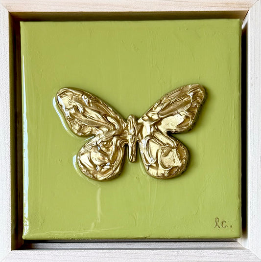 Textured Butterfly 6x6 (framed)