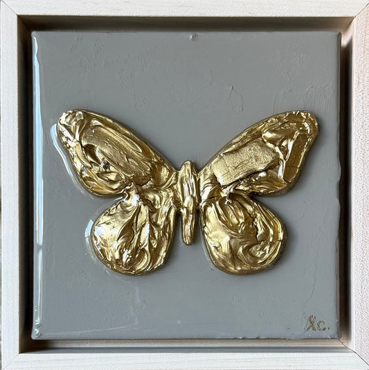 Textured Butterfly 6x6 (framed)