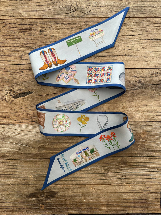 BLUE HILLS x LAUREN CLYBURN Limited Edition Twilly Scarf