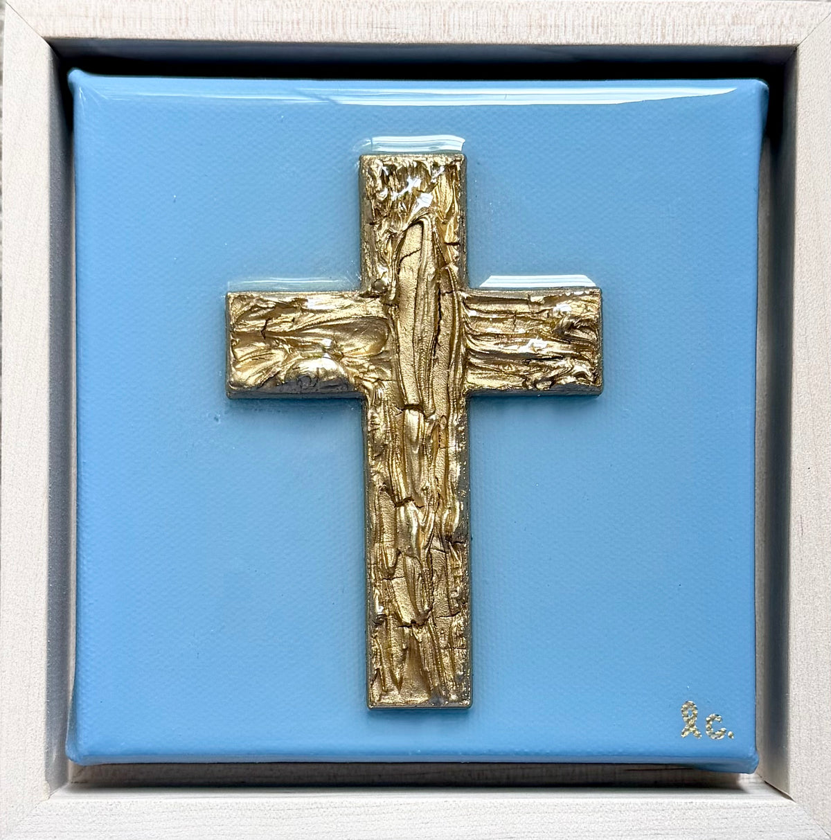 Textured Cross 5x5 (framed)