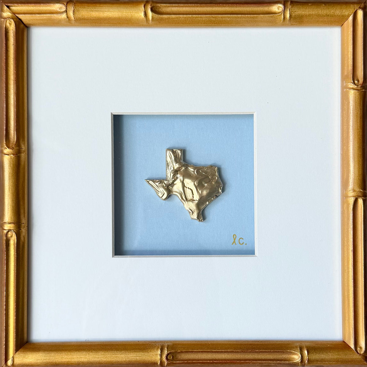 Intaglio Collection Texas 10x10 (Framed)