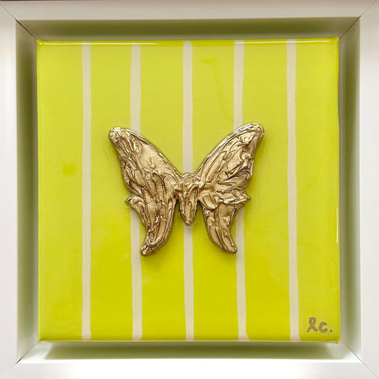 Textured Butterfly 6x6 (framed)