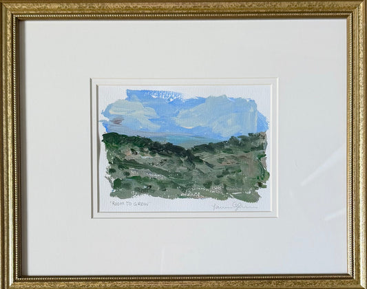 “Room to Grow” 11x14 (framed)