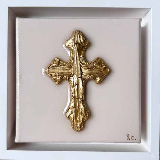 Textured Cross 5x5 (framed)