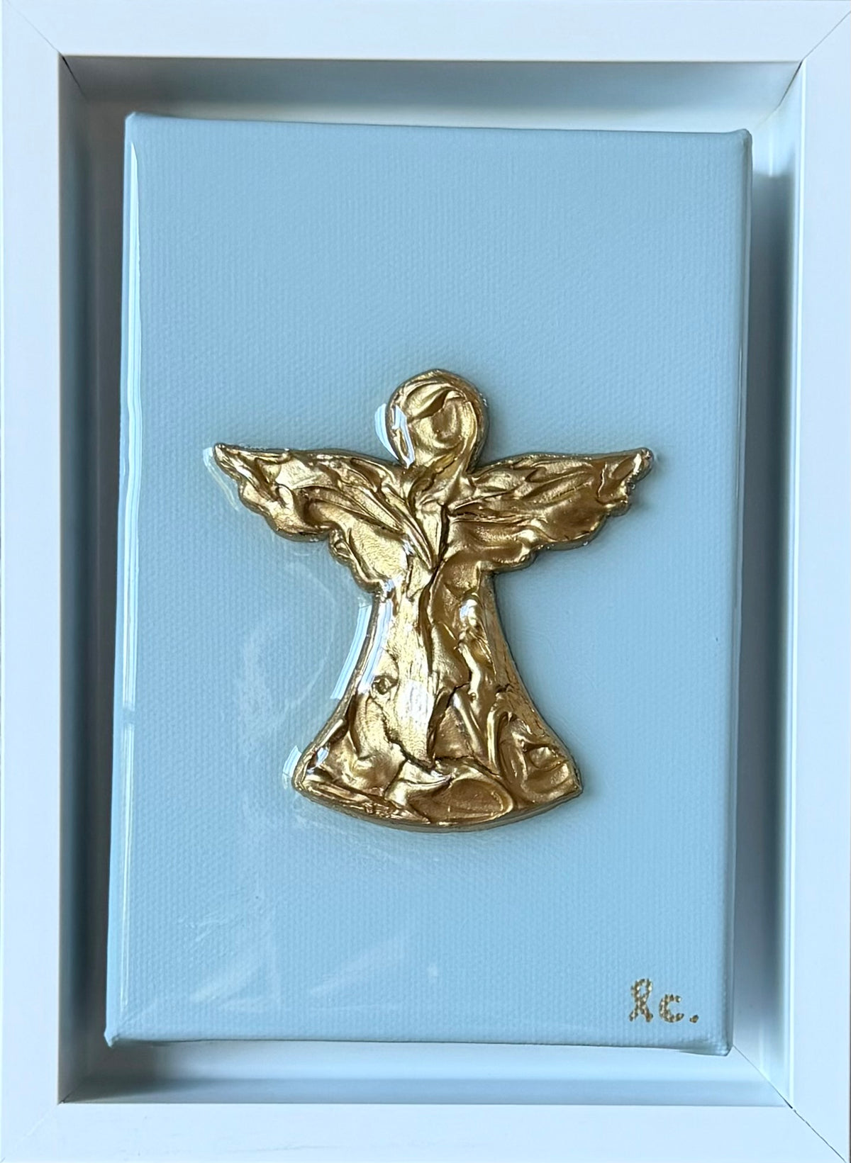Textured Guardian Angel 4x6 (framed)