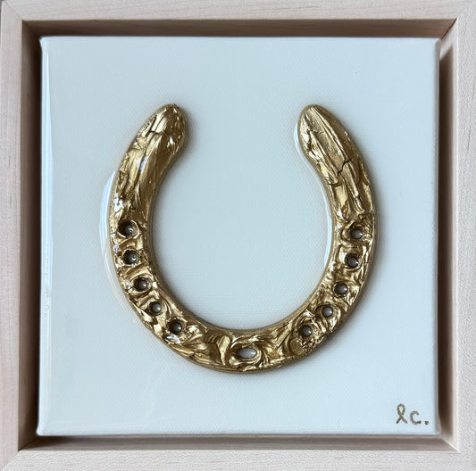 Textured Horseshoe 6x6 (framed)