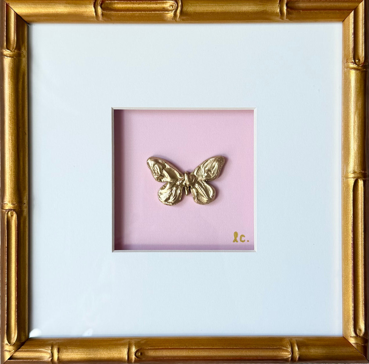 Intaglio Collection Butterfly 10x10 (Framed)