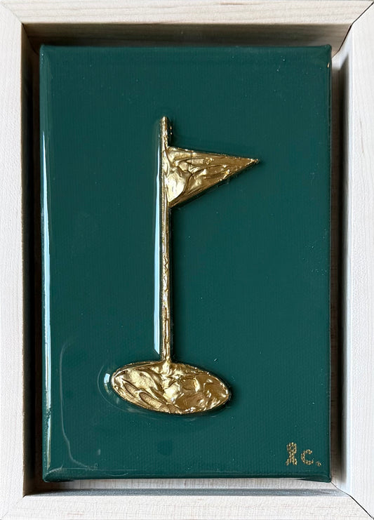 Textured Golf Flag 4x6 (framed)