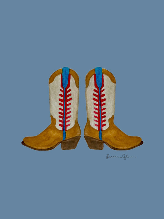“Cowboy Boots” signed print 5x7