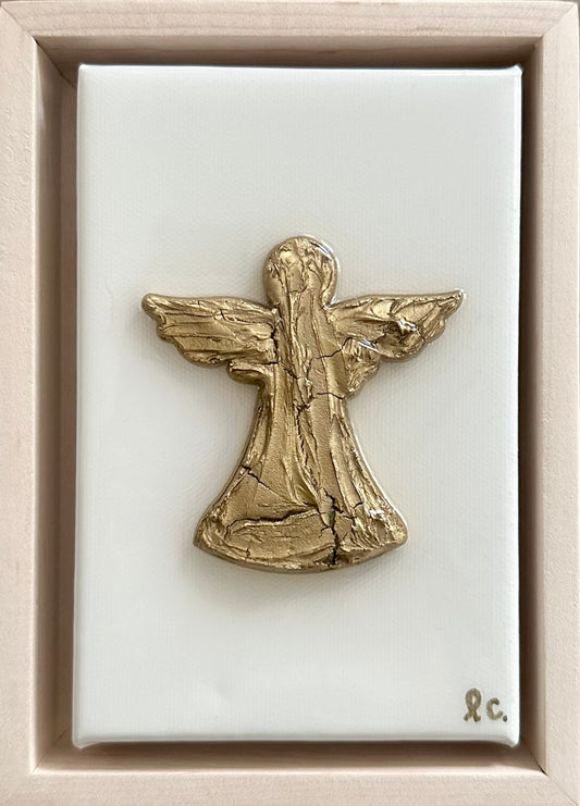 Textured Guardian Angel 4x6 (framed)