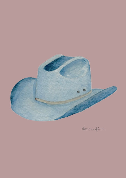 “Cowgirl Hat” signed print 5x7