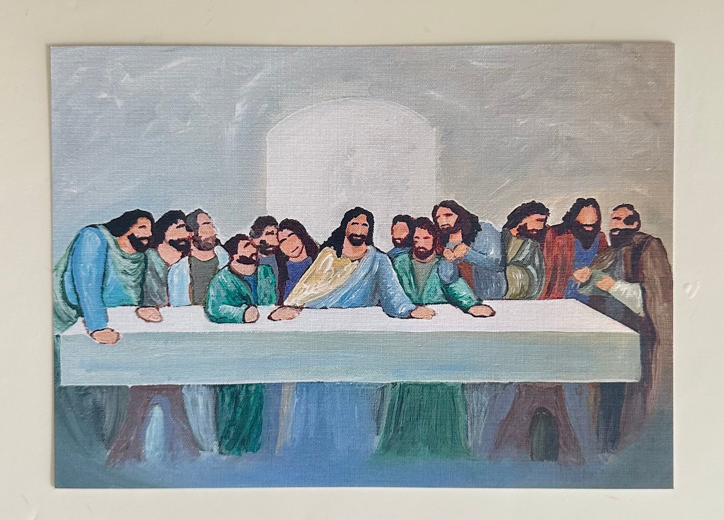 “Last Supper” signed print 5x7