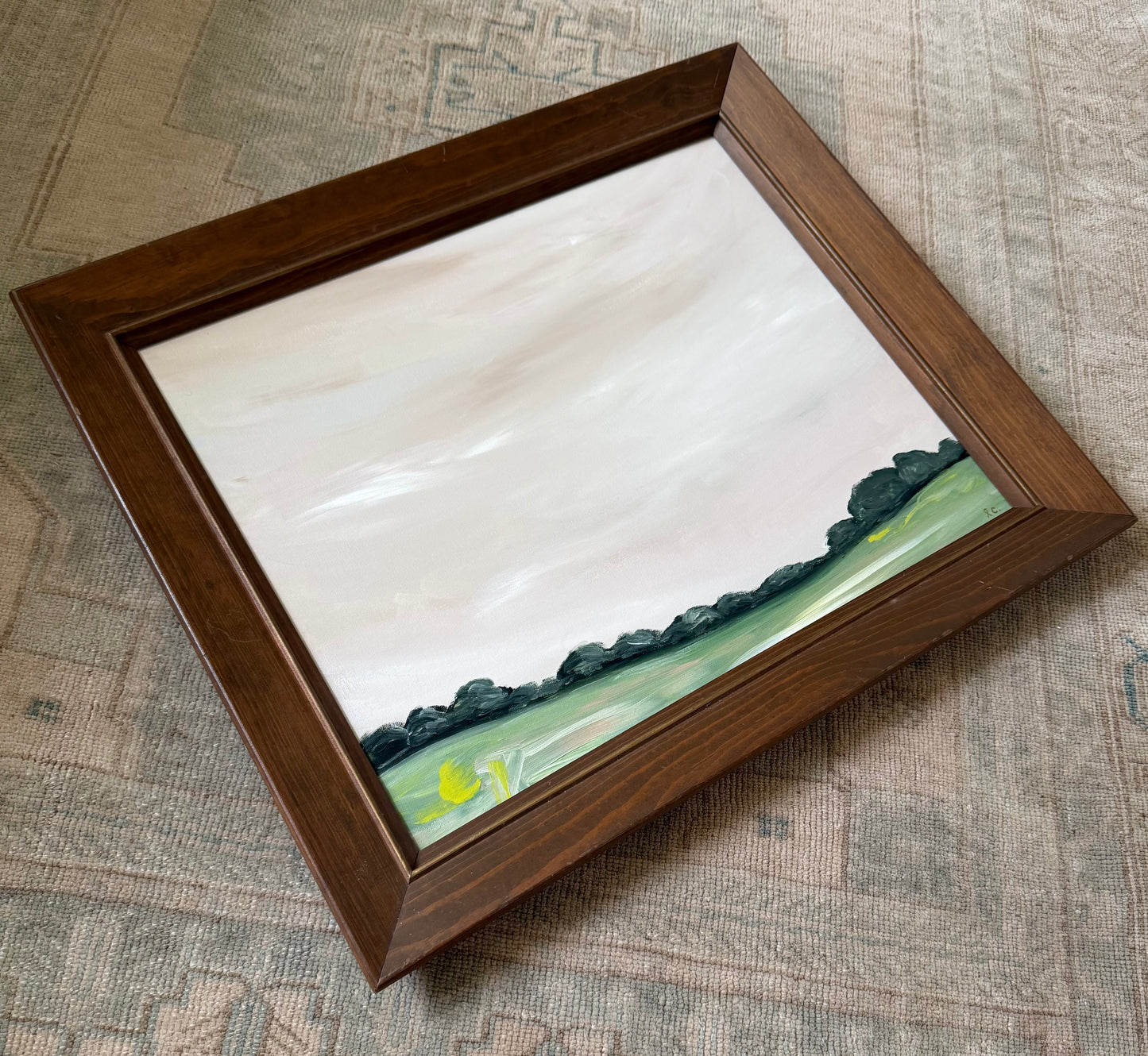 Green Pastures 24x20 (framed)