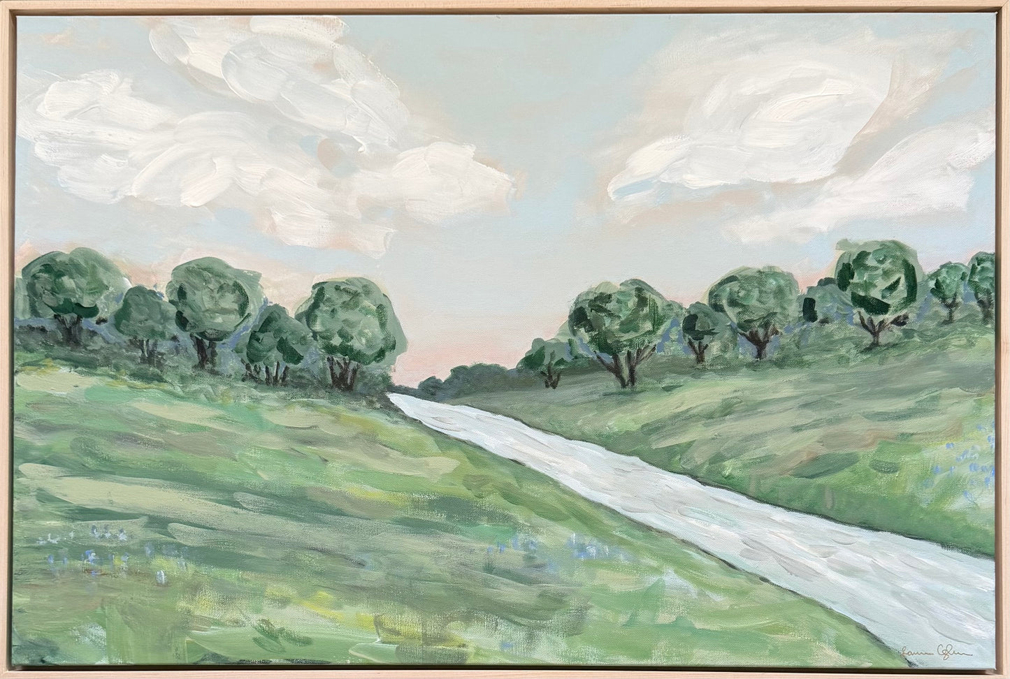 Beside Still Waters 25x37 (framed)